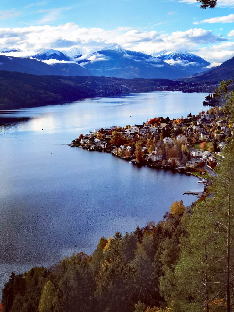 Beeindruckende Österreich Seen: Der Ausblick über Millstatt und den Millstätter See