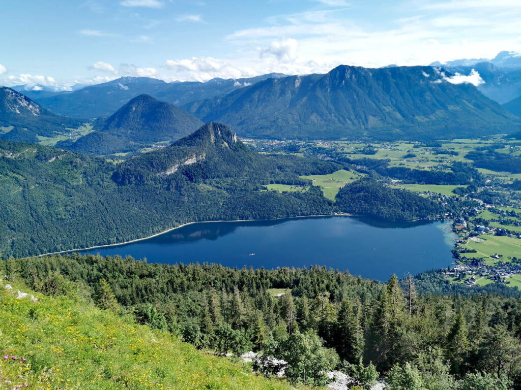 Österreich Seen - Land: Das Salzkammergut hat viele Seen! Das ist der Altausseer See vom Loser gesehen