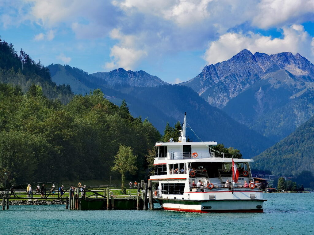 Toller Ausflug im Tirol Urlaub mit der Achensee Schifffahrt