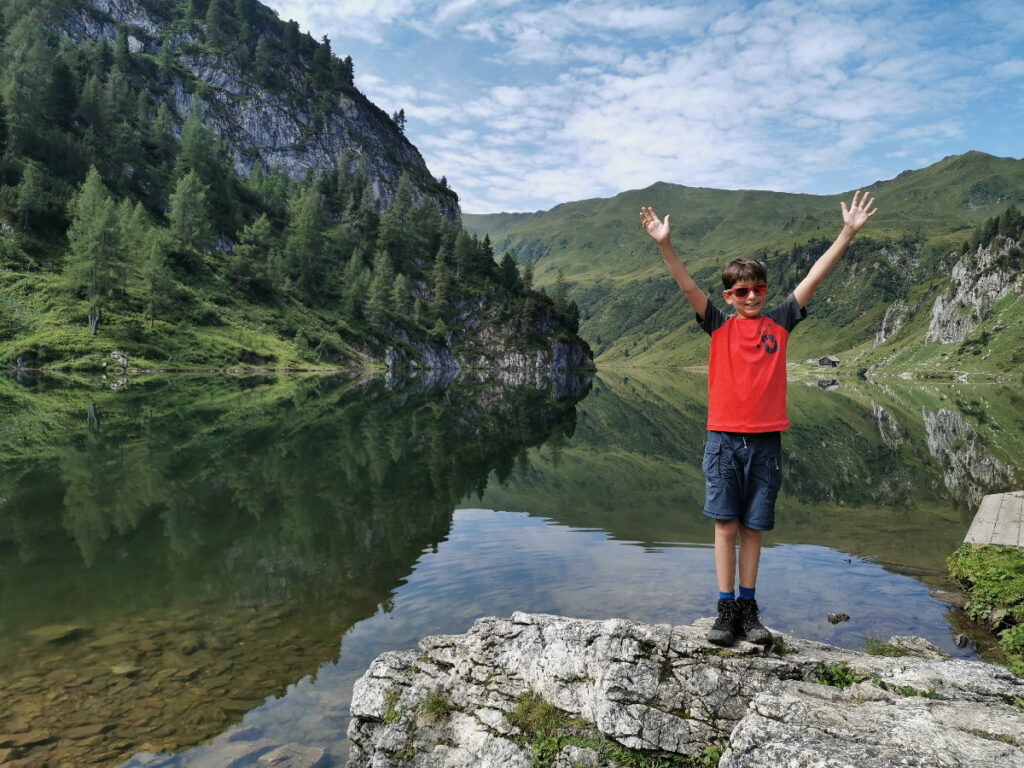 Wanderurlaub Österreich - an die schönen Bergseen im Sommer wandern